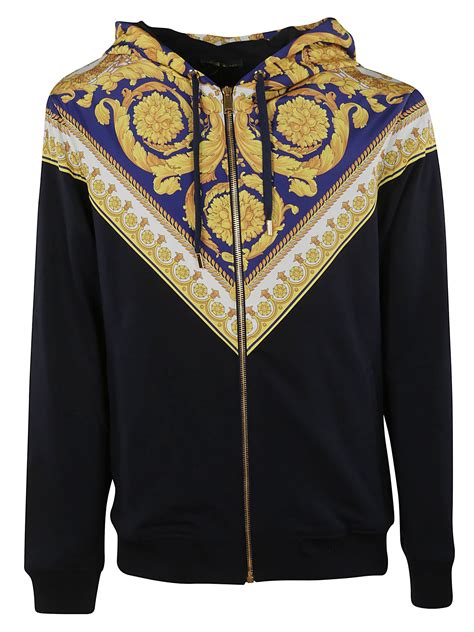 luxury blue barocco versace|versace barocco hoodie.